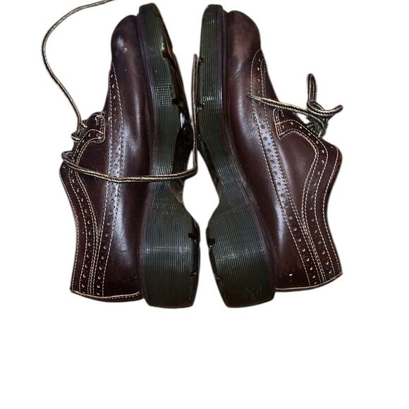 Dr. Martens Brown Vintage Leather Wingtip Oxford Shoes Size 7 - Picture 4 of 8
